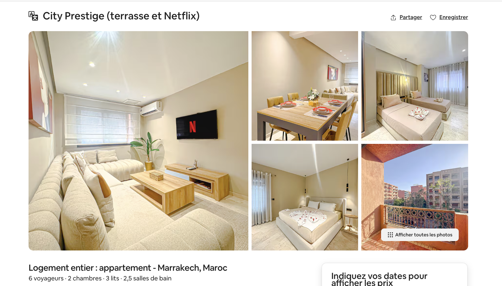 City Prestige — appartement Marrakech